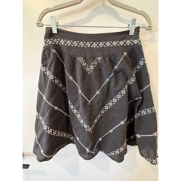 Free People Dresses & Skirts - Free People Embroidered Flared Mini Skirt Womens Size 2 - See Description